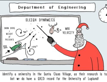 GRID Xmas cartoon