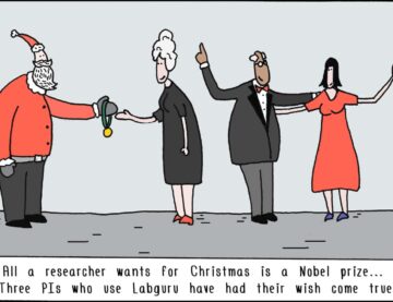 Labguru xmas comic