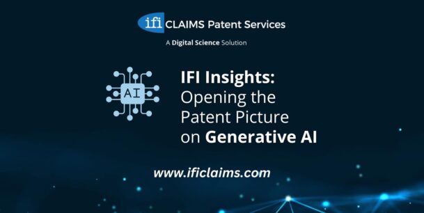 IFI CLAIMS Gen AI report featured graphic