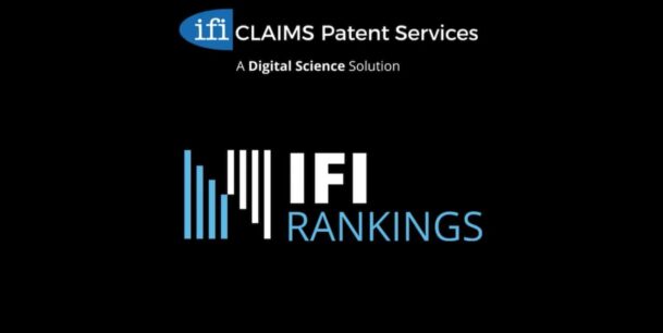 IFI CLAIMS 2024 patent data ranking - graphic